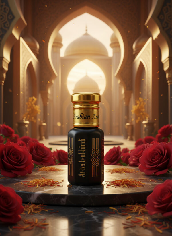 arabian aseel Attar – luxurious oriental saffron & amber attar (12ml)