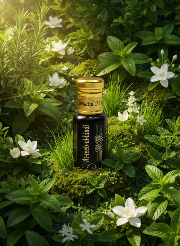jannatul firdous attar – classic herbal & woody musk attar (12ml)
