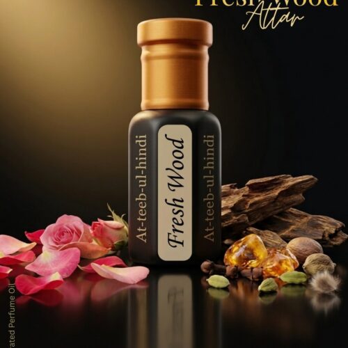 Fresh Wood Attar – Woody Spicy & Amber Musk (6ml)