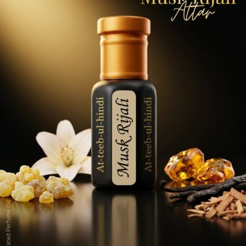 Musk Rijali – Creamy Vanilla & Amber Musk Attar (6ml)